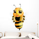 Bee White Wall Decal Design 2