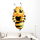 Bee White Wall Decal Design 2