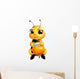 Bee White Wall Decal Design 1