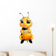 Bee White Wall Decal Design 1