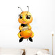 Bee White Wall Decal Design 1
