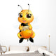 Bee White Wall Decal Design 1