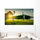 Golf Golfer Makes Strong Wall Decal