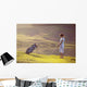 Young Female Playing Golf Wall Decal