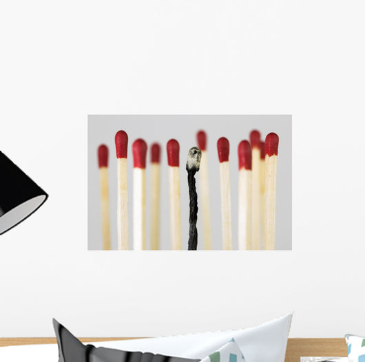 Burnout Wall Decal