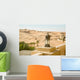 Sand Desert Oasis with Wall Decal