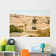 Sand Desert Oasis with Wall Decal