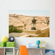 Sand Desert Oasis with Wall Decal
