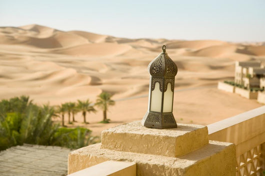 Sand Desert Oasis with Wall Decal