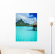 Luxury Overwater Vacation Resort Wall Decal