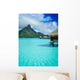 Luxury Overwater Vacation Resort Wall Decal