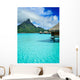 Luxury Overwater Vacation Resort Wall Decal