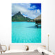 Luxury Overwater Vacation Resort Wall Decal