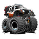 Jeep 4x4 off Road Wall Decal