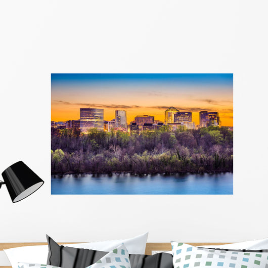 Rosslyn Skyline Washington Dc Wall Decal