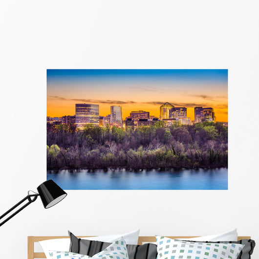 Rosslyn Skyline Washington Dc Wall Decal