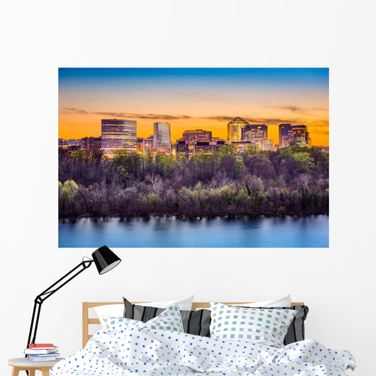 Rosslyn Skyline Washington Dc Wall Decal