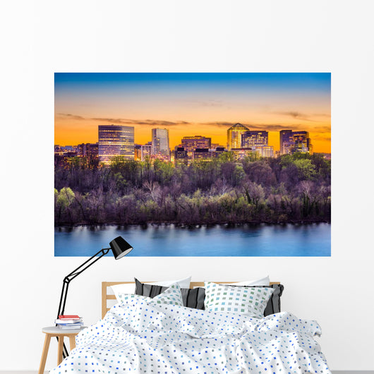 Rosslyn Skyline Washington Dc Wall Decal