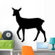 Silhouette Roe Deer Wall Decal