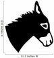 Real Donkey Head Wall Decal