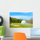 Flying Golf Ball Wall Decal