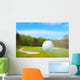 Flying Golf Ball Wall Decal