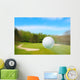 Flying Golf Ball Wall Decal