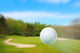 Flying Golf Ball Wall Decal