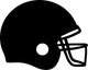Football Helmet Wall Decal