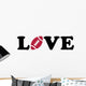 American Football Love Wall Decal