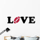American Football Love Wall Decal