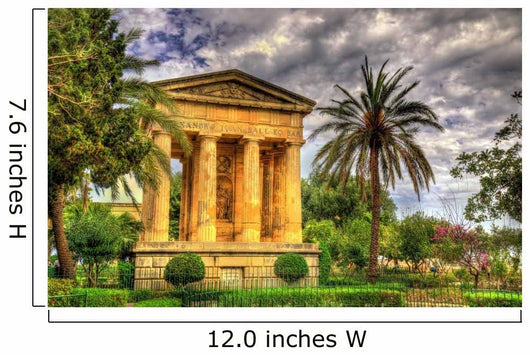 Lower Baraka Gardens Valletta Wall Decal