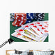 Poker Game Set Chips Wall Decal