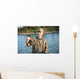 Fisherman Fishing River Wall Decal