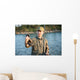 Fisherman Fishing River Wall Decal