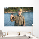 Fisherman Fishing River Wall Decal