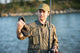 Fisherman Fishing River Wall Decal