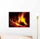 Log Fire Wall Decal