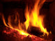 Log Fire Wall Decal