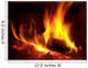 Log Fire Wall Decal