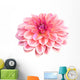 Dahlia Flower White Wall Decal