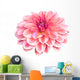 Dahlia Flower White Wall Decal