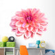 Dahlia Flower White Wall Decal