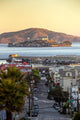 Alcatraz Island in San Francisco, USA. Wall Mural