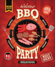 Vintage BBQ Party Menu Wall Decal