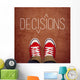Youth Decision Making Concept Wall Decal
