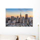 Beautiful view of  business center in downtown San Francisco Wall Mural