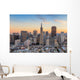 Beautiful view of  business center in downtown San Francisco Wall Mural