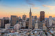 Beautiful view of  business center in downtown San Francisco Wall Mural