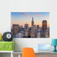 Beautiful view of  business center in downtown San Francisco Wall Mural
